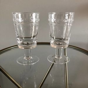 Hearth & Home Clear X Wine Glasses (2)